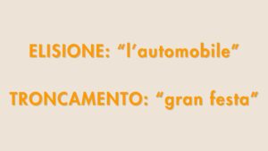 REGOLE GRAMMATICALI ITALIANO ELISIONE TRONCAMENTO SCRITTURA FORMATTAZIONE TESTI DIGITALE